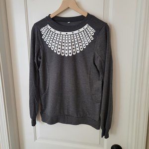 Ruth Bader Ginsburg dissent collar sweatshirt